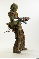  Photos John Hopkins Army Postapocalyptic Suit Poses aiming the gun standing whole body 0014.jpg